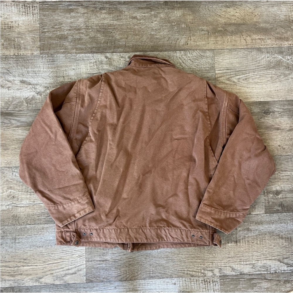 Elwood Petrol Canvas Jacket in Brown - Picture 4 of 6